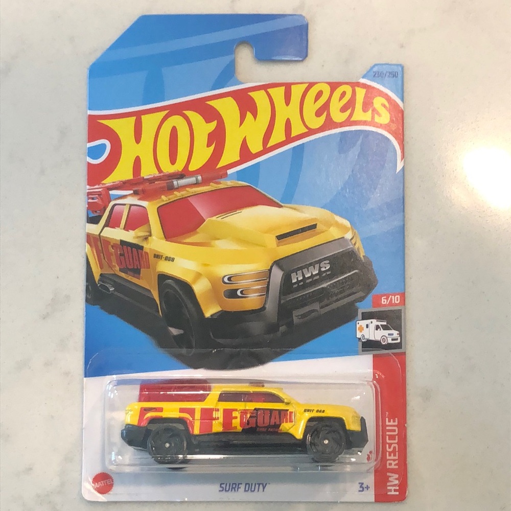 Mattel Hot Wheels Surf Surf Rescue